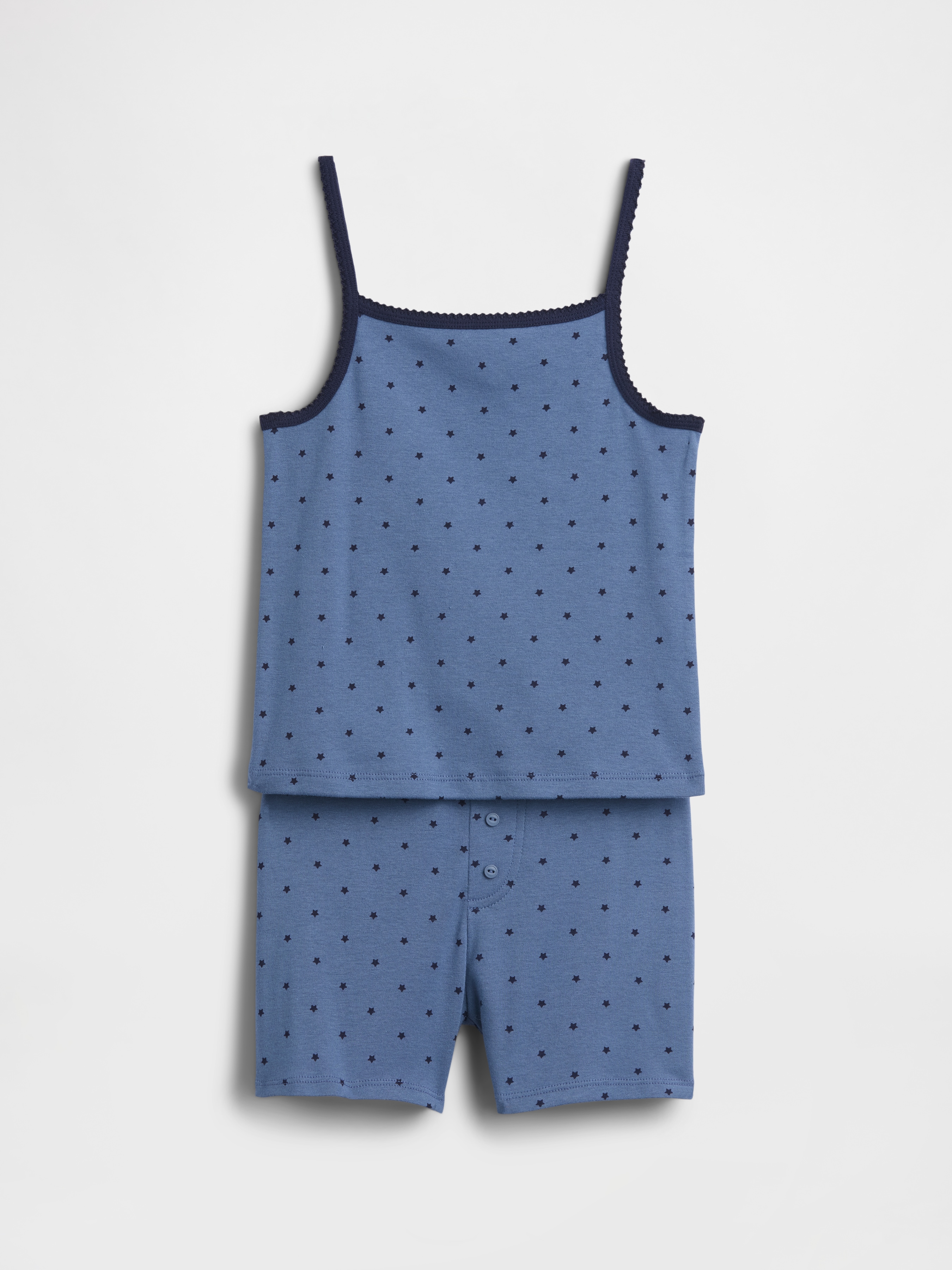 Kids Organic Brushed Cotton PJ Cami Short Set