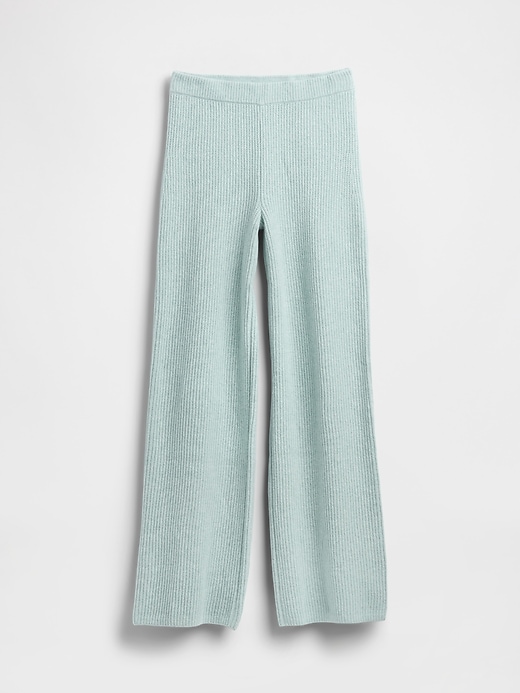 Image number 6 showing, CashSoft Shaker-Stitch Sweater Pants