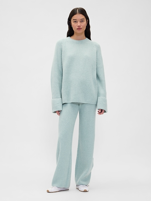 Image number 5 showing, CashSoft Shaker-Stitch Boyfriend Sweater