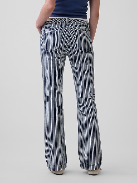 Image number 4 showing, Low Rise Long & Lean Stripe Jeans