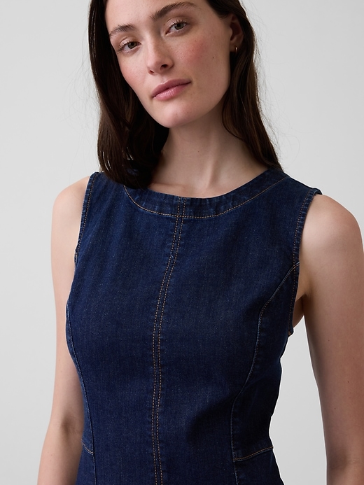 Image number 4 showing, Denim Bodycon Midi Dress
