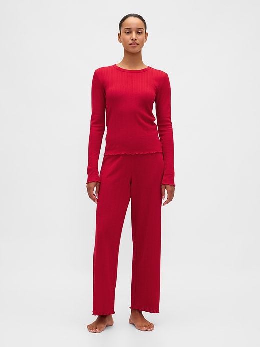 Image number 2 showing, Pointelle PJ Top