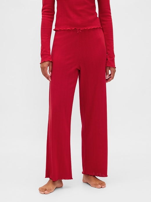 Image number 2 showing, Pointelle PJ Pants