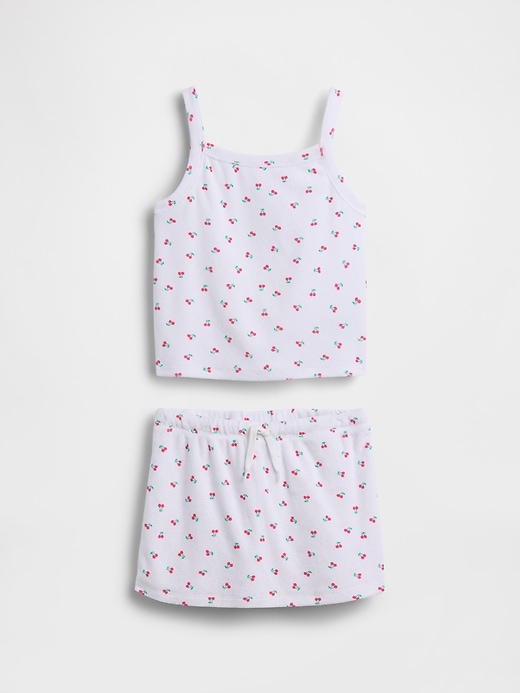 Image number 1 showing, Kids Towel Terry Skort Outfit Set