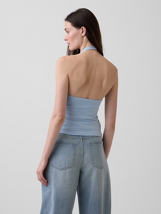Image number 3 showing, CloseKnit Halter Crop Top