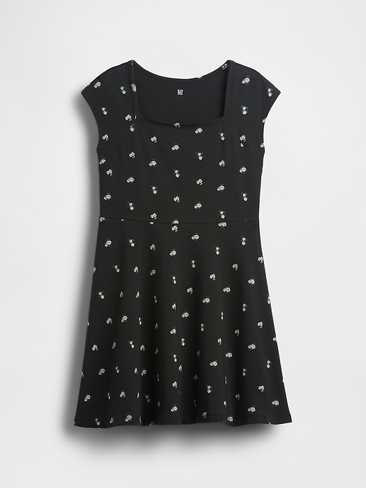 Image number 1 showing, Kids Jersey Square-Neck Dress