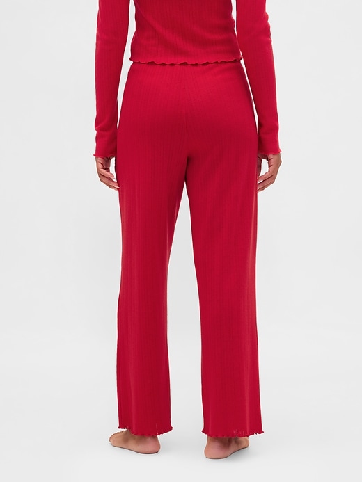 Image number 4 showing, Pointelle PJ Pants