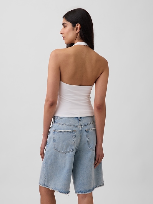Image number 2 showing, CloseKnit Halter Crop Top