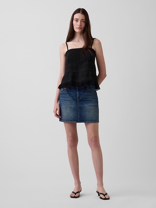 Image number 2 showing, Lace-Trim Cami