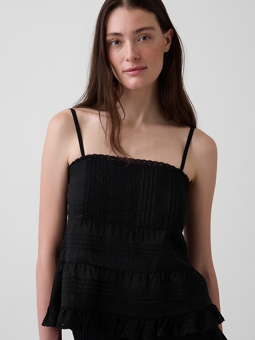 Image number 4 showing, Lace-Trim Cami