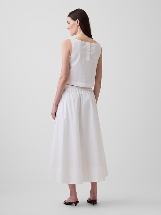 Image number 2 showing, Poplin Maxi Skirt