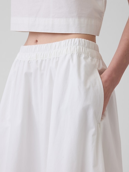 Image number 4 showing, Poplin Maxi Skirt