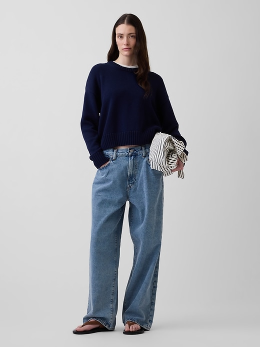 Image number 2 showing, 100% Cotton Oversized Sweater