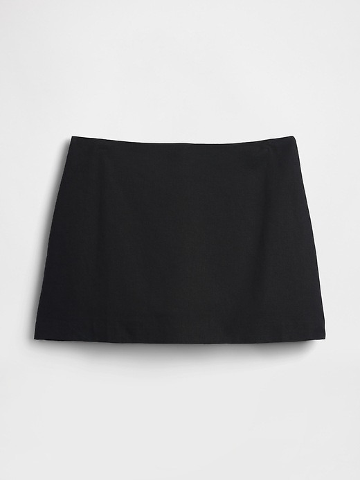 Image number 6 showing, Linen-Blend Mini Skort