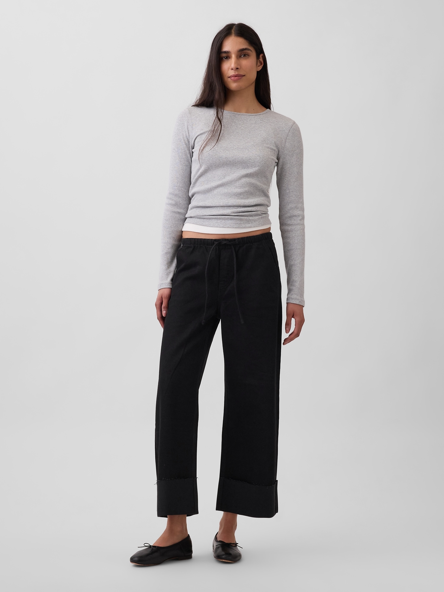 Low Rise UltraSoft Easy '90s Loose Crop Jeans