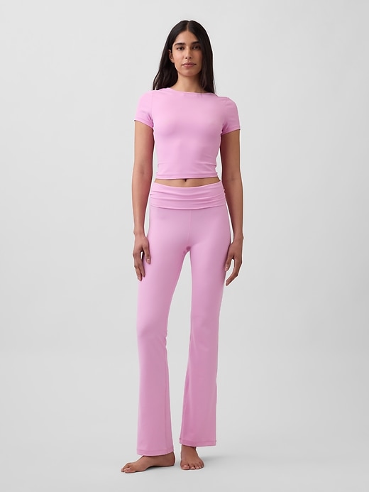 Image number 2 showing, GapFit Smooth Reversible Wrap Crop Top