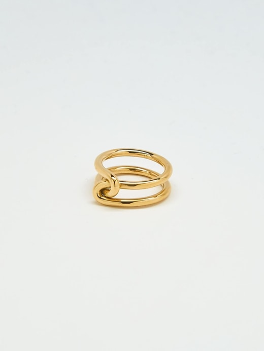 Image number 3 showing, Admiral Row Gold Double Knot Ring