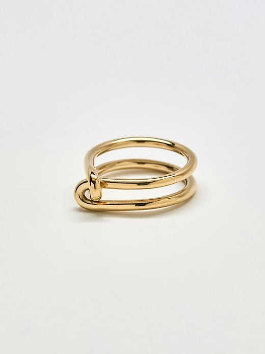 Admiral Row Gold Double Knot Ring from GAP - $29