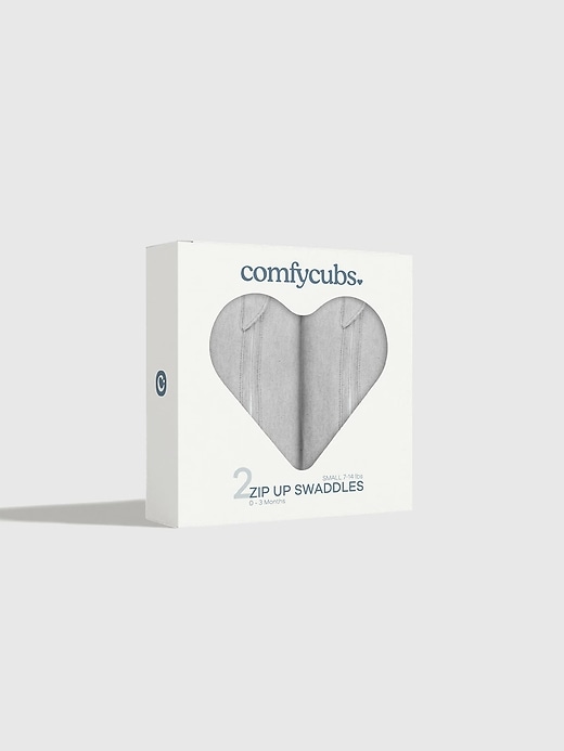 Image number 3 showing, Comfy Cubs Zipper Swaddle Blankets