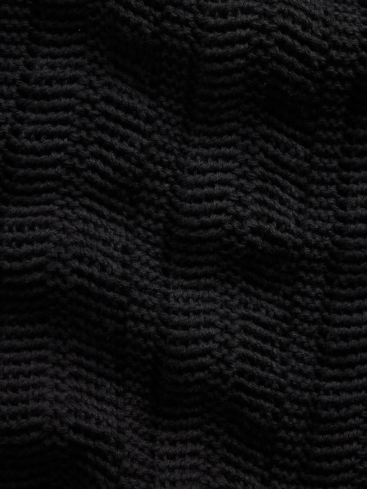 Image number 4 showing, Herringbone Crochet Sweater Shirt