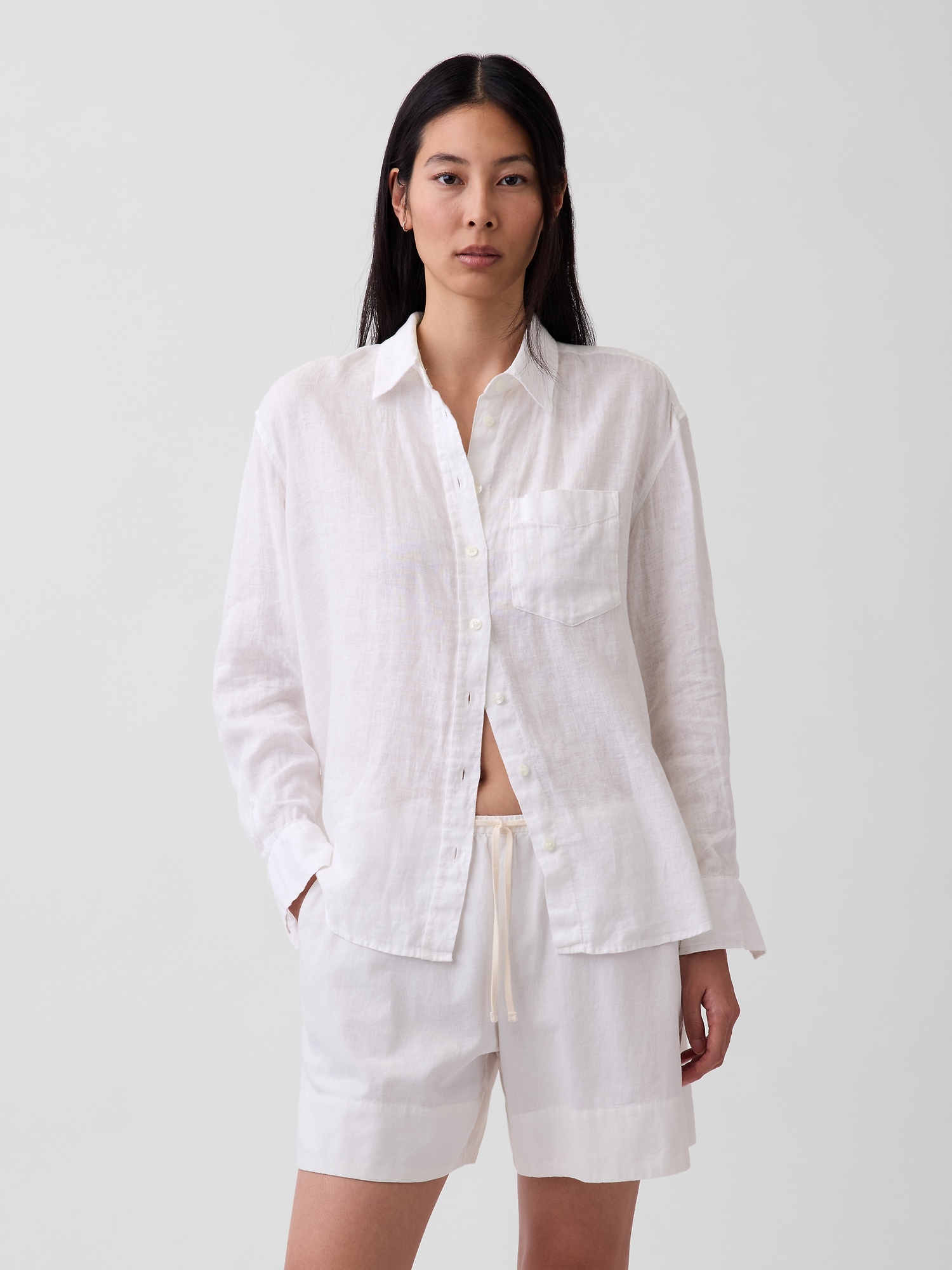 100% Linen Oversized Shirt