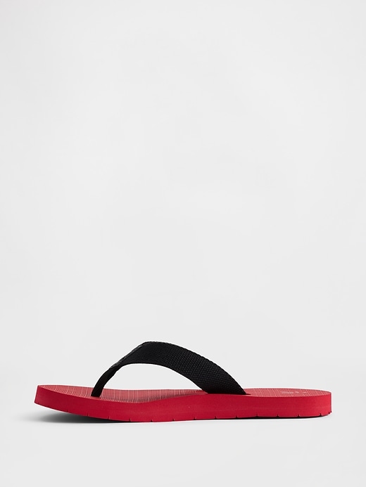 Image number 4 showing, Kids Canvas Flip Flops