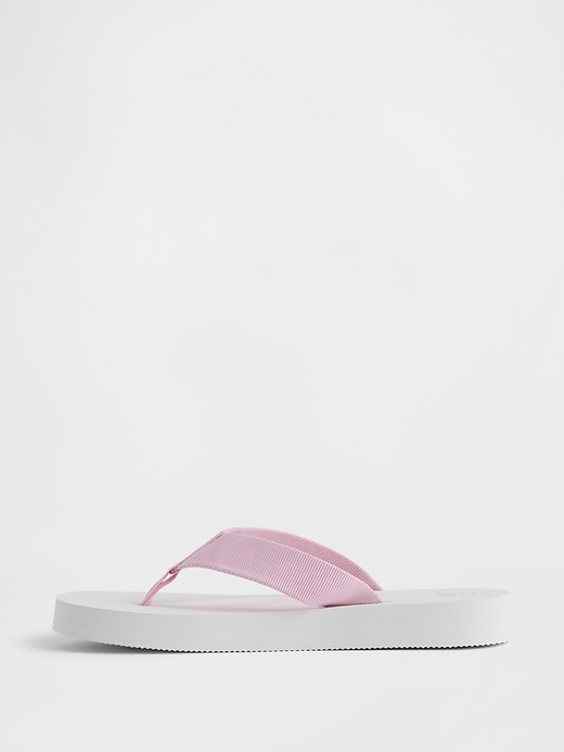 Image number 4 showing, Kids Canvas Flip Flops
