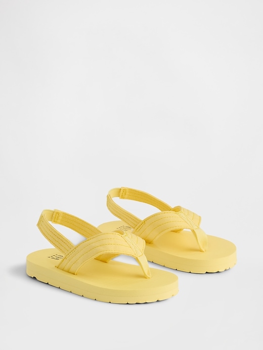 Image number 2 showing, Toddler Canvas Flip Flops