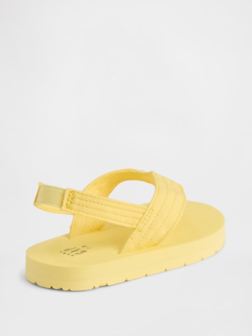 Image number 3 showing, Toddler Canvas Flip Flops