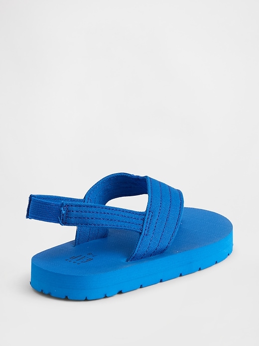 Image number 3 showing, Toddler Canvas Flip Flops