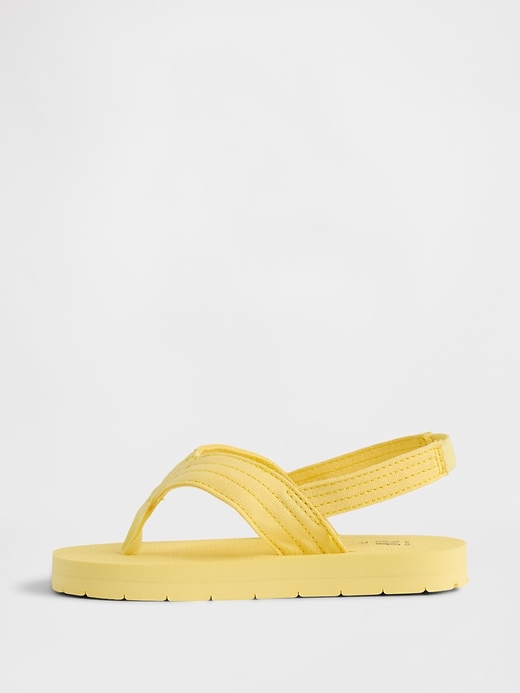 Image number 4 showing, Toddler Canvas Flip Flops