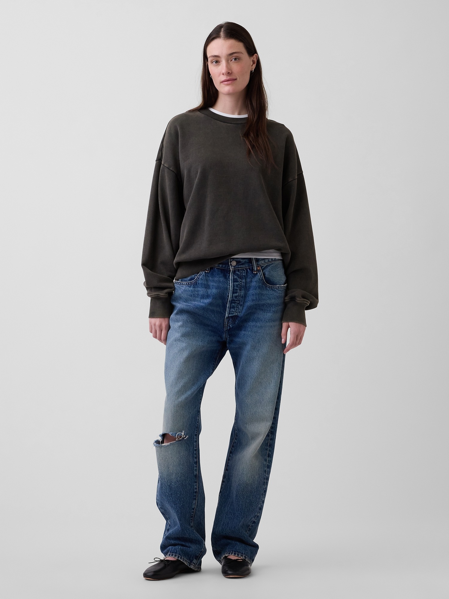 Мужские худи Gap Adult Heavyweight Oversized Sweatshirt — фото 6
