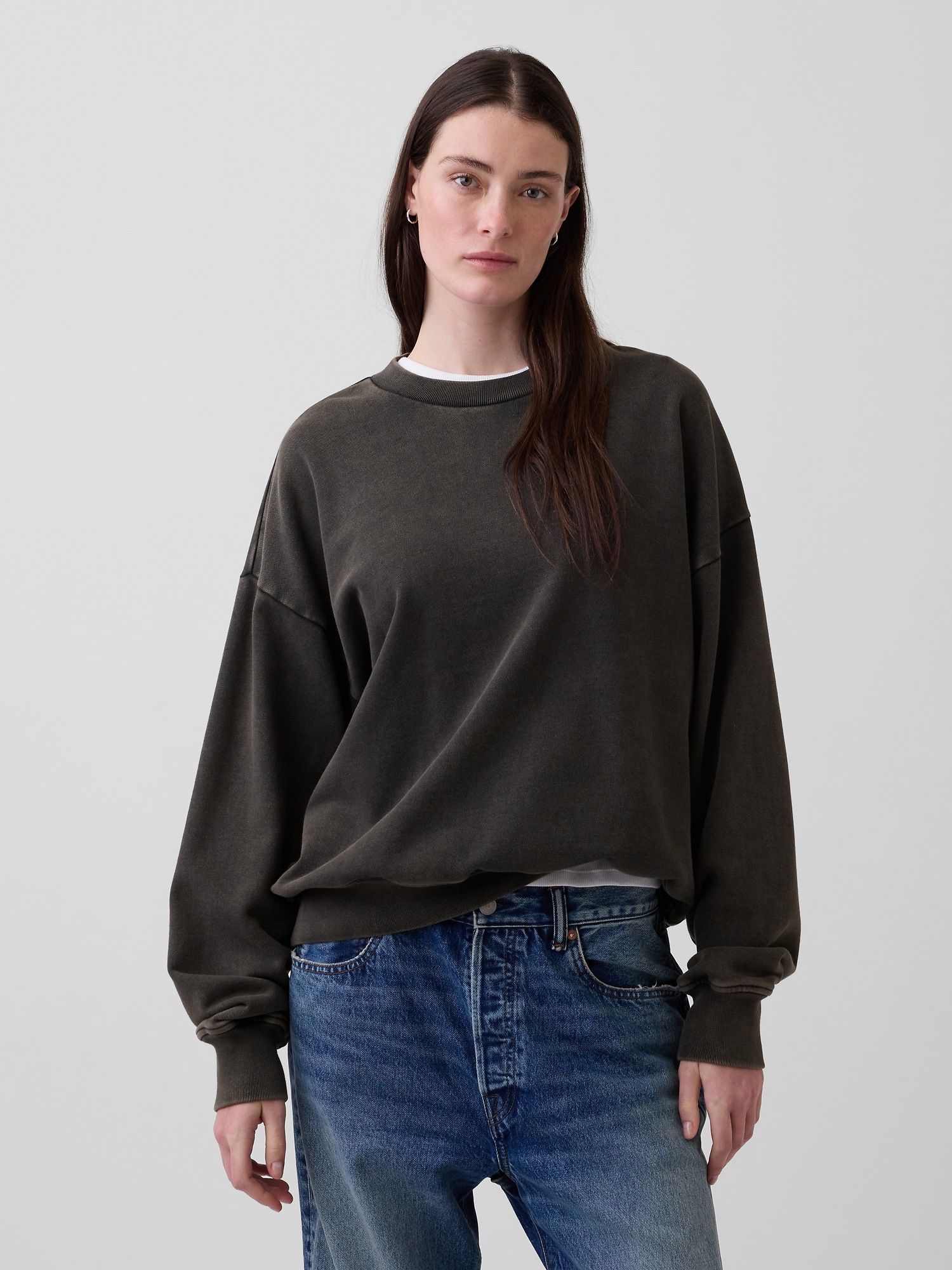 Мужские худи Gap Adult Heavyweight Oversized Sweatshirt — фото 5