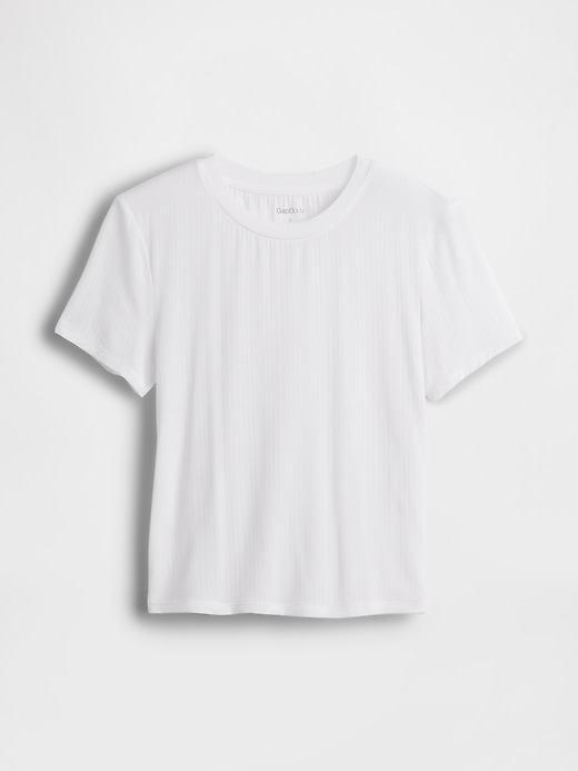 Image number 5 showing, Softest UltraFine Rib Modal PJ T-Shirt
