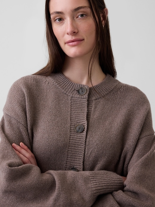 Image number 4 showing, CashSoft Oversized Chunky Cardigan