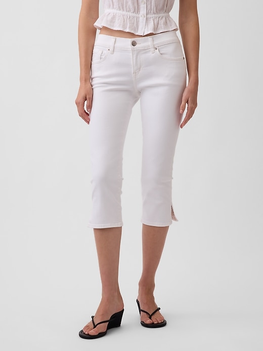 Image number 2 showing, Low Rise Capri Jeans