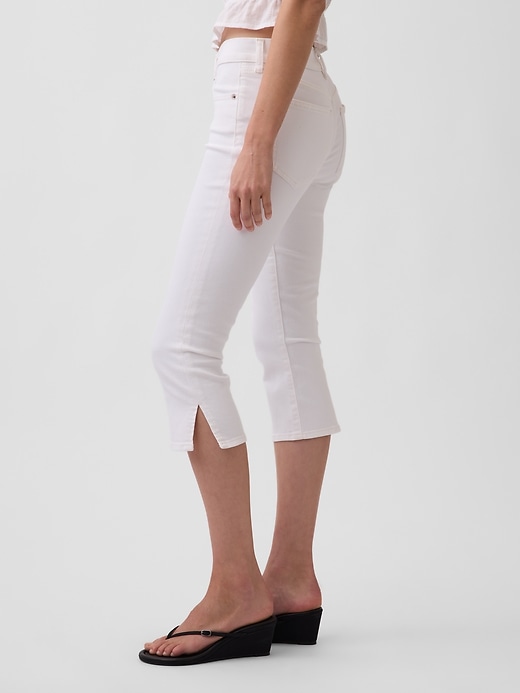 Image number 3 showing, Low Rise Capri Jeans