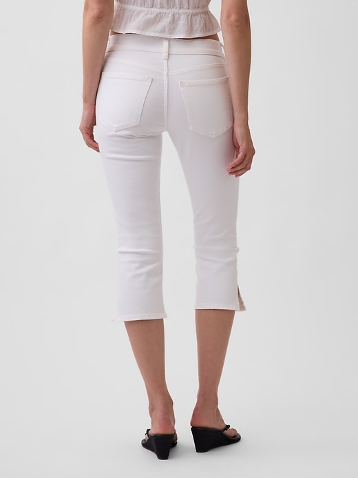 Image number 4 showing, Low Rise Capri Jeans