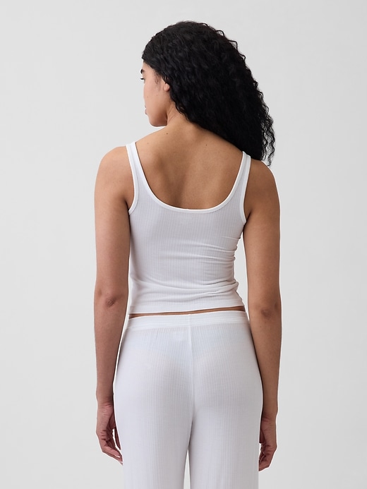Image number 3 showing, Softest UltraFine Rib Modal PJ Tank Top