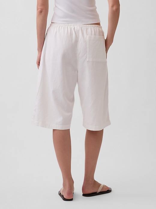 Image number 4 showing, Linen-Blend Relaxed Easy Culotte Pants