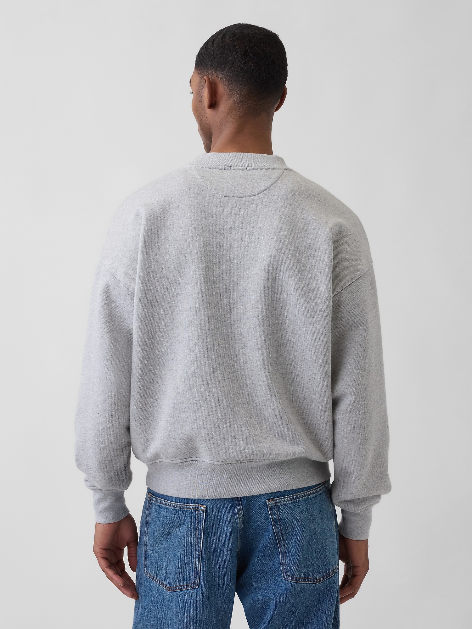 Мужские худи Gap Extra Heavyweight French Terry Sweatshirt — фото 3