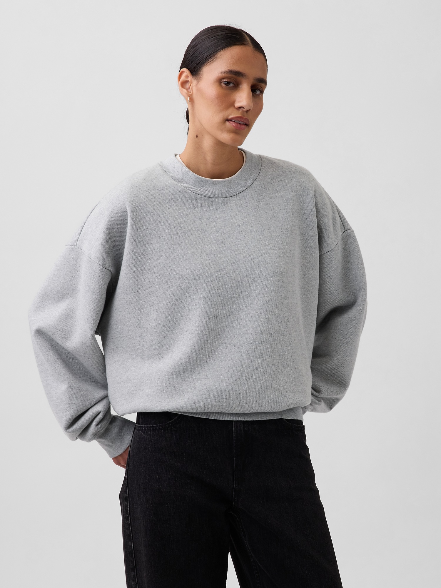 Мужские худи Gap Extra Heavyweight French Terry Sweatshirt — фото 5