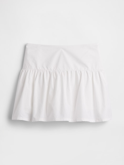 Image number 5 showing, Poplin Drop-Waist Mini Skort