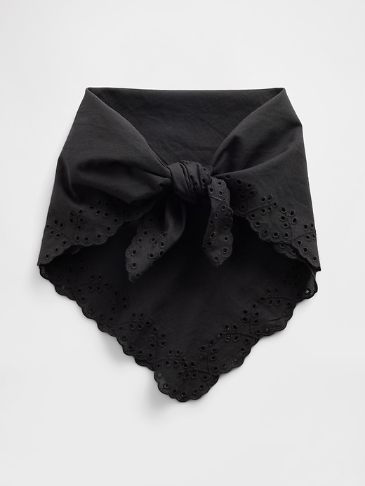 Image number 1 showing, Eyelet Bandana Scarf