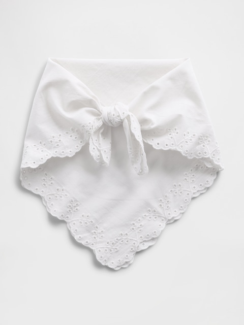 100% Cotton Eyelet Bandana Scarf