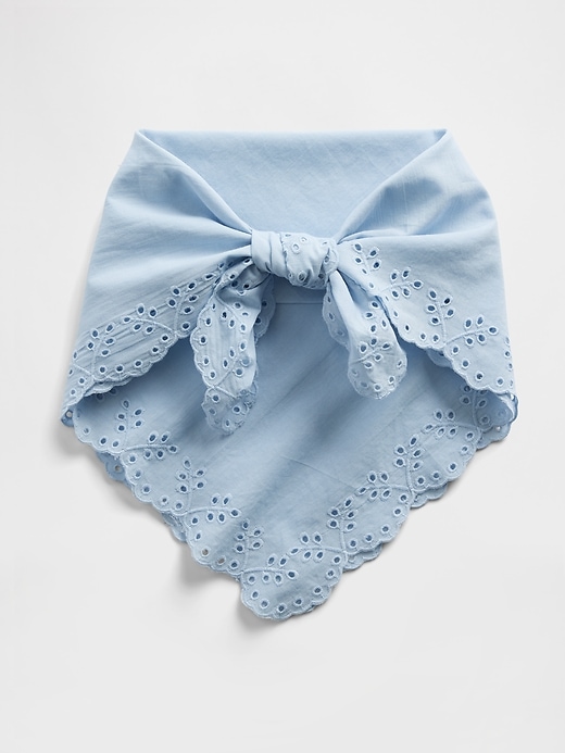 Image number 1 showing, Eyelet Bandana Scarf