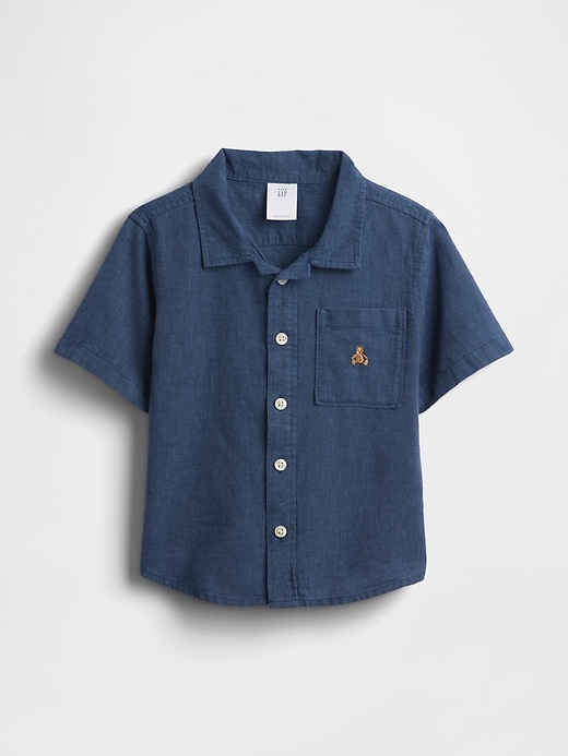 Image number 2 showing, Baby & Toddler Linen-Cotton Shirt