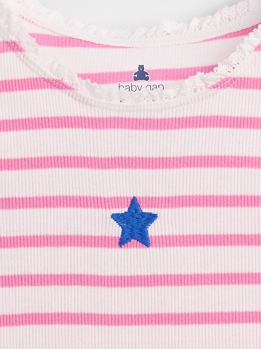Image number 4 showing, Baby & Toddler Mix & Match Graphic Stripe Rib Tank Top