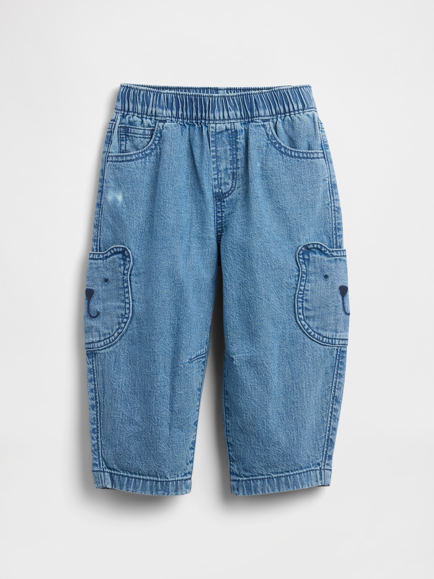 Baby & Toddler Brannan Bear Pocket Pull-On Barrel Jeans