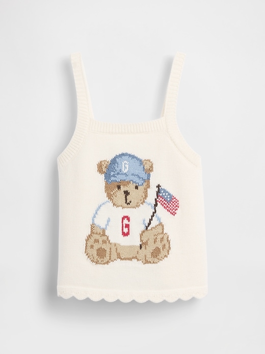 Image number 2 showing, Baby & Toddler Brannan Bear Americana Sweater Tank